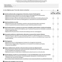 Retour de l'attestation de déplacement dans tout l'Hexagone