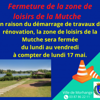 fermeture de la zone de loisirs 