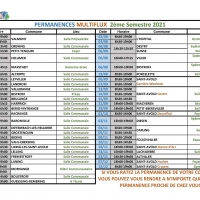 Planning de distribution des sacs multi-flux