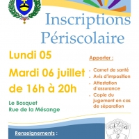 Inscription periscolaire